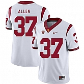 USC Trojans 37 Javorius Allen White College Football Jersey Dzhi,baseball caps,new era cap wholesale,wholesale hats